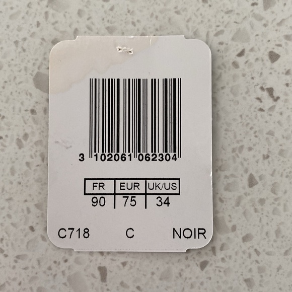 AUBADE lovessencee black lace flower appliqué push/up bra - Picture 5 of 6